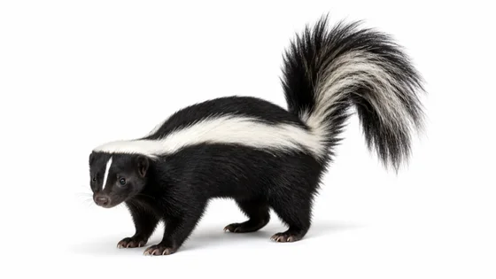 Skunk pest identification image