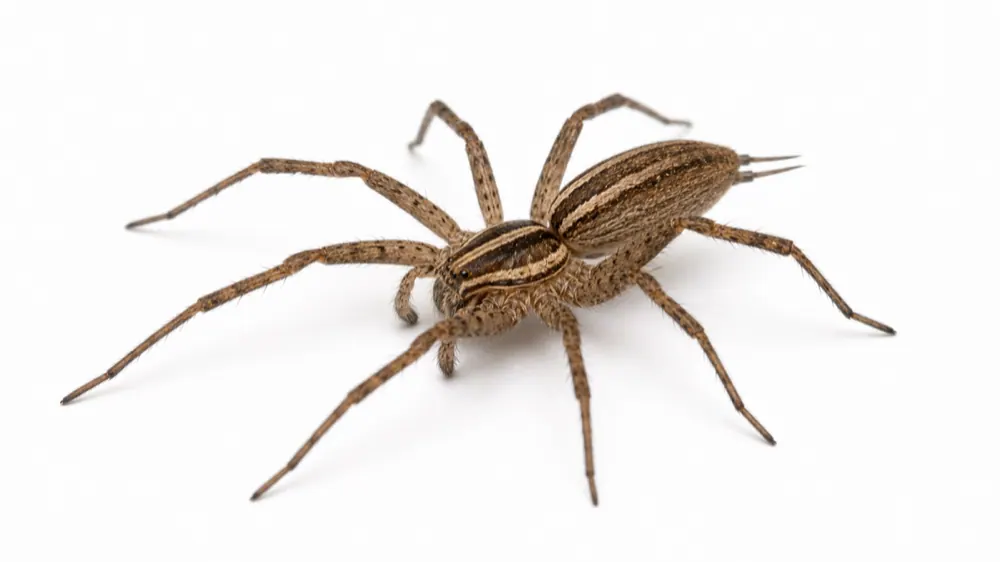 Grass Spider macro pest image