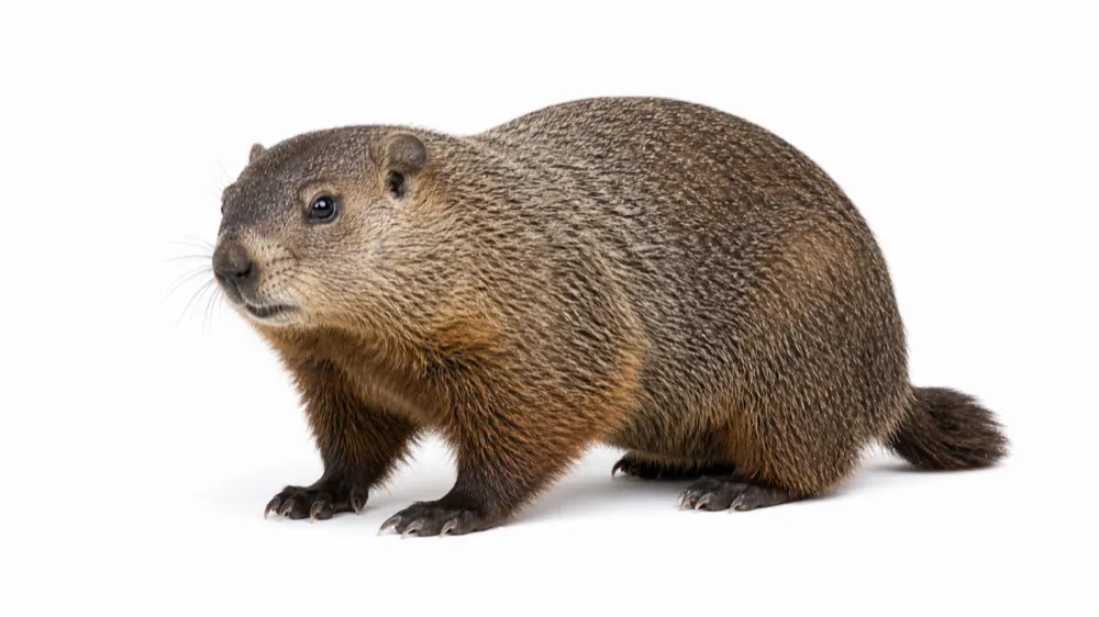 Groundhog macro pest image