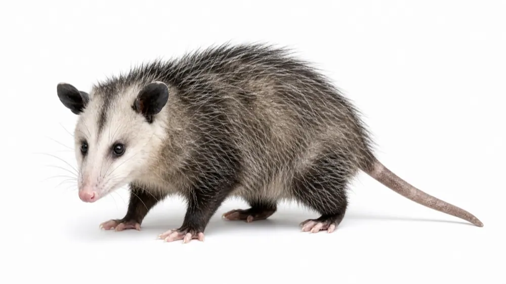 Opossum macro pest image